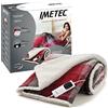 Imetec CaldoPlaid Velvet Tartan - Coperta riscaldante 160x120 cm