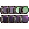 GPSZNNSKAS Set di filtri ND CPL, compatibile for DJI, MINI 4 Pro, 4 pacchi/6 pacchi/8 pacchi filtri Polarizzatore Filtri for lenti a densità neutra for drone(8 Pack)