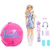 Mattel Barbie Team Barbie Roll and Reveal Pop Star Doll and Accessories Blonde Fashi