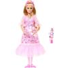 Mattel Barbie Lo Schiaccianoci - Clara Ballerina, bambola con abito di satin rosa e man