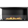 Divina Fire Camino a bioetanolo da incasso ad angolo 90x45 Sutri 90 SX