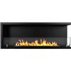 Divina Fire Camino a bioetanolo da incasso ad angolo 120x45 Sutri 120 DX