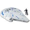 StarWars Nave Millennium Falcon di Star Wars con figura di Han Solo