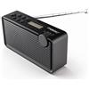 Maxxo Radio Digitale Portatile Maxxo DAB+ FM con Batteria Ricaricabile, Schermo LCD, Antenna Telescopica, Uscita Audio Jack 3,5mm