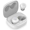 Ksix Cuffie wireless KSIX Oblivion, microfono per chiamate HD, impermeabili, assistente vocale, durata della batteria 19 ore, true wireless stereo, controllo touch, bianco