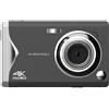 Zelurxx Fotocamera digitale ZELURXX 32G Student HD, display da 3 pollici, autofocus, filtro bellezza, foto e video, fascia base, compatta e leggera, 9 x 6 x 2 cm