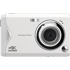 Zelurxx Fotocamera digitale ZELURXX 32G Student HD, display da 3 pollici, autofocus, filtro bellezza, foto e video, fascia base, compatta e leggera, 9 x 6 x 2 cm