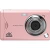 Zelurxx Fotocamera digitale ZELURXX 32G Student HD, display da 3 pollici, autofocus, filtro bellezza, foto e video, fascia base, compatta e leggera, 9 x 6 x 2 cm