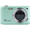 Zelurxx Fotocamera digitale ZELURXX HD, 2,88 pollici, zoom 16x, autofocus, scheda TF da 64 GB, per principianti, portatile, con lettore di schede, adatta a studenti e principianti, verde