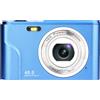 INF Fotocamera digitale 1080P 48 Megapixel zoom 16x Blu