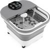 Costway Pediluvio COSTWAY 500W pieghevole, pediluvio con doccia, timer 60min e 30 sfere massaggianti Shiatsu, riscaldamento 35-48°C, massaggiatore per piedi