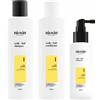 NIOXIN System Kit 1 - Cura del cuoio capelluto - Capelli naturali leggermente indeboliti - Shampoo, balsamo e trattamento (300+300+150ml)