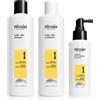 Nioxin Kit di cura per capelli naturali fini e leggermente diradati Sistema 1