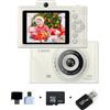 ZELURXX 32 GB: fotocamera retrò, fotocamera per studenti, fotocamera CCD, doppia fotocamera HD, schermo da 2,8 pollici, fotocamera digitale reflex