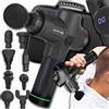 OMNA | Pistola per massaggio PRO - Nero - 8 attacchi - Potente ed ergonomica - Ideale per la rigenerazione muscolare