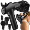 OMNA | Pistola per massaggi PRO - Nero - 8 attacchi - Potente - Ergonomica e versatile
