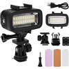Gistuch 40m fotografia subacquea riempire leggero impermeabile fotocamera subacquea LED Video 5500K