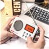 Merkloos Radio a transistor - Radio portatile - Segnale forte - AM/FM - Funzionamento a batteria - Compatta - Per viaggiare