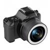 ZELURXX Fotocamera digitale compatta 48MP 2K Video 16x Zoom Display IPS Luce LED OTG Nero