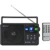 Retekess TR640 Internet radio DAB+, radio portatile, funzionamento a pulsanti, jack audio da 3,5 mm, adatta agli appassionati di radio, con telecomando