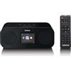 Lenco DIR-121BK - Radio Internet stereo con DAB+, FM e Bluetooth® - Nero