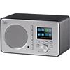 Ferguson Regent i200s Internetradio WLAN con Bluetooth, FM/DAB/DAB+ Radio UKW, Spotify Connect, Radiowecker, Equalizzatore, Farbdisplay, USB, AUX-IN