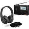 Retekess Radio portatile Retekess V115 e cuffie wireless TA005, adatte agli anziani, un regalo per i genitori