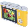 Gistuch Fotocamera digitale 1080P 48MP Display HD da 2,4 pollici Zoom elettronico 8X Video Giallo