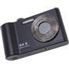 Gistuch fotocamera digitale da 2,8 pollici 64 MP Foto 4K Video Recording Studente per viaggi Fotografia di laurea Nero