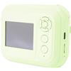 Gistuch Macchina fotografica digitale a stampa istantanea 48MP 1080P HD 6X Zoom Carino con funzioni di riproduzione MP3 per regali di Natale compleanno Verde