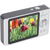 Gistuch fotocamera digitale 4K 64 MP, messa a fuoco automatica, fotocamera compatta point-and-shoot con zoom 18x, schermo da 2,8 pollici, piccola per la fotografia, argento