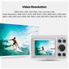 Gistuch Fotocamera digitale HD 1080P 16 MP Display LCD a colori da 2,4 pollici Compatta e piccola Supporto CCD fino a 32 GB Stile retrò