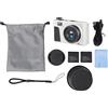 Gistuch Fotocamera da 88 MP 8K, zoom 18x, autofocus, 3 pollici, schermo ribaltabile a 180°, doppia batteria, WiFi, mirrorless, con copriobiettivo, scheda di memoria da 32 GB per foto