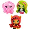 Mattel Monster High Minis, confezione da 3, include: Getting Ghostly Draculaura, Circus Ghouls Venus McFlytrap e Toralei