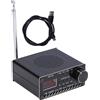 Gistuch Ricevitore radio a banda larga DSP FM AM SSB Si4732 portatile e ricaricabile con antenna