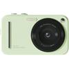 Zelurxx Fotocamera compatta ZELURXX con sensore CCD da 48 MP, video 5K, zoom 16x, stabilizzatore d'immagine, display da 2,4" e porta Type-C - Verde