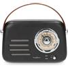Nedis Radio FM Nedis - Modello portatile - Bluetooth / FM - Alimentazione a batteria / Alimentazione tramite USB - Analogica - 10 W - Bluetooth - Nero