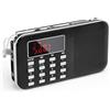 OEM Radio AM/FM portatile con luce di emergenza, nera