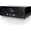 OEM Radiosveglia DAB+ con Bluetooth e Wi-Fi - Nero, display a colori da 28 pollici, ingresso AUX, sveglia, controllo tramite app Undok