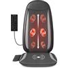 COMFIER Cuscino massaggiante COMFIER, dispositivo per massaggio Shiatsu per collo e spalle, massaggiatore per la schiena con funzione termica, relax per tutta la schiena