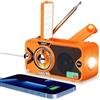 OEM Radio solare con Bluetooth, radio portatile FM-AM-SW, radio a dinamo, batteria da 3600 mAh, allarme SOS, torcia, luce di segnalazione, campeggio, attività all'aperto