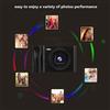 OEM Fotocamera digitale da 20 MP con risoluzione 1080p, zoom digitale 8x, display da 2,8 pollici e batteria da 800 mAh (nera)