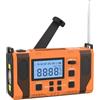 OEM Radio portatile di emergenza con ricarica solare - 10000 mAh, AM/FM, funzione di ricarica tramite collegamento diretto e USB