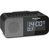 OEM Radio DAB+ con funzione di ricarica (due orari di sveglia, ricarica USB, uscita cuffie, display da 33 watt, 35 pollici) nera