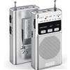 OEM Piccola radio tascabile AM/FM con batteria ricaricabile da 1200 mAh - ottima qualità di ricezione e di riproduzione audio.