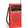 OEM Radio FM/AM portatile - Ottima ricezione e qualità audio - Ingresso per cuffie - Nero - 10 cm x 5 cm x 2 cm.