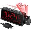 OEM Radio-sveglia a corrente continua con funzione orologio - Radio digitale - Radio-sveglia con funzione DAB - Radio elettrica con sveglia e DAB