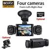 OEM Telecamera a 360 gradi con fotocamera frontale a 1080p e fotocamera posteriore a 480p, visione notturna, ampio intervallo dinamico, schermo IPS da 6,1 pollici, registrazione continua, sensore G e funzione di protezione perimetrale attiva 24 ore su 24.