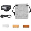 Gistuch Mini flash per fotocamera TTL, 1,5 s, ricarica automatica, 700 flash, batteria al litio integrata con filtri diffusori magnetici, compatibile con fotocamere mirrorless