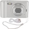 Gistuch Fotocamera digitale per adolescenti e bambini, 2,7K, 48 MP, HD, schermo a colori da 2,4 pollici, zoom ottico, fotografia compatta, video